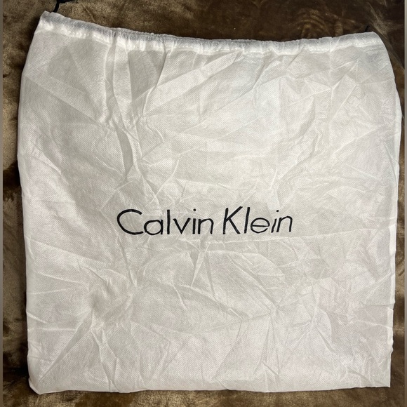 Calvin Klein Large Leather Jean Belted Tote with Clutch 👜✨ - Picture 14 of 14
